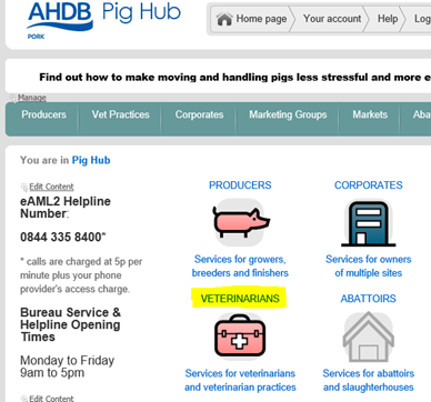 PigHub Significant Diseases Charter Vet screenshot 1